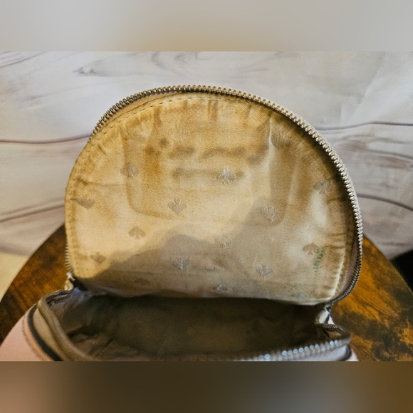 Kate Spade New York Floral Mini Backpack Pink & Black Crossbody Straps *Flaws* - Picture 8 of 15